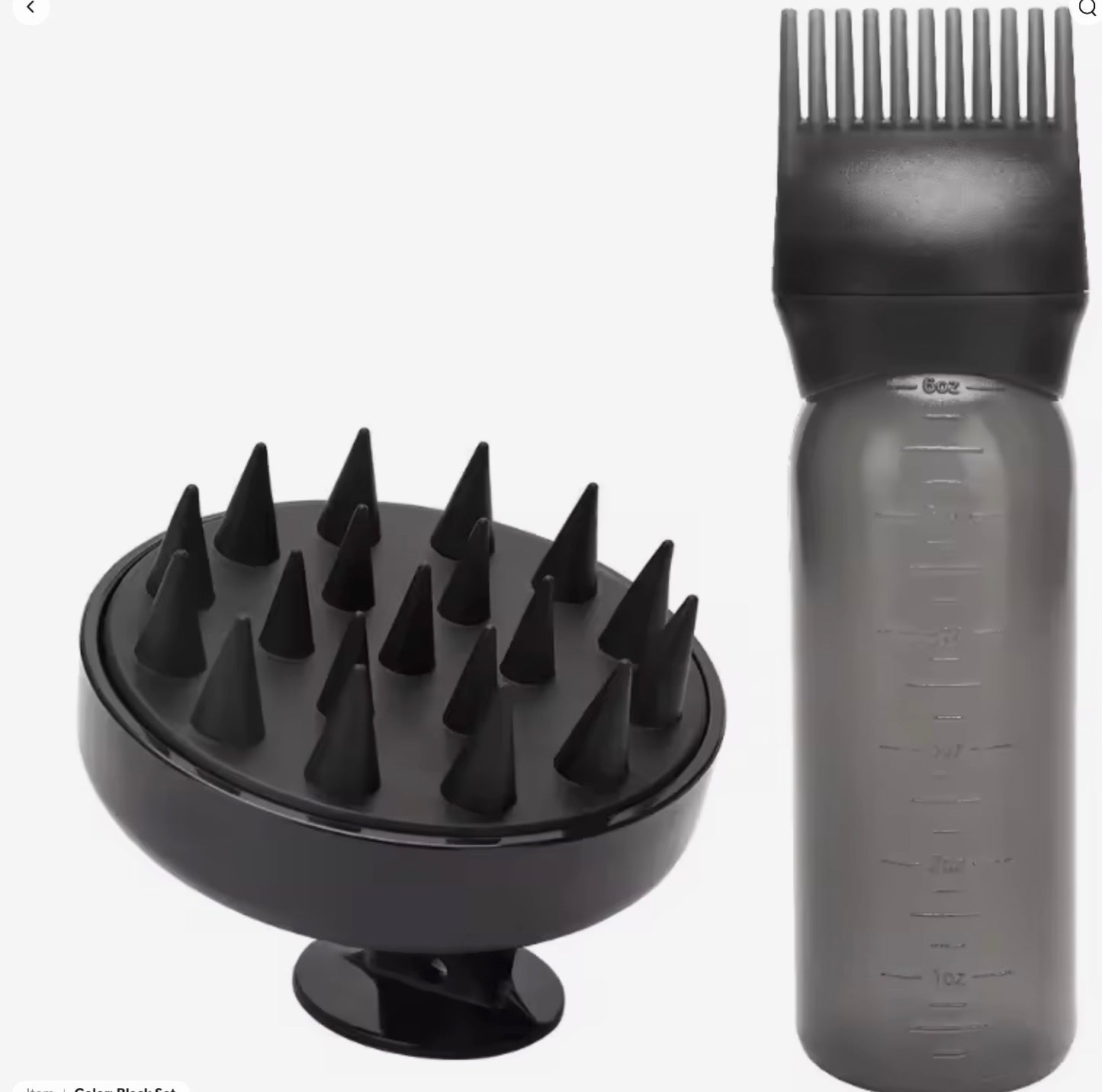 Scalp Treatment Kit – Growth Oil + Applicator Bottle + Scalp Massager